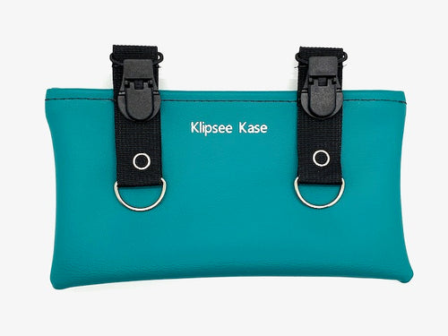 Klipsee Kase -Teal with Black Straps