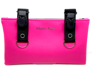 Klipsee Kase - Hot Pink with Black Straps